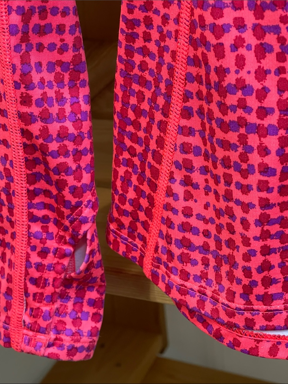Under Armour Pink Patterned Quarter-Zip Performance Top - Picture 9 of 16